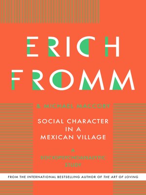 cover image of Social Character in a Mexican Village